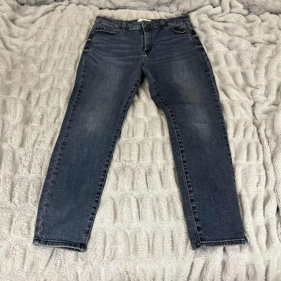 Pistola Denim - Pistola Jeans Womens 32 Blue Mid Rise Skinny Stretch Faded Wash Denim Casual